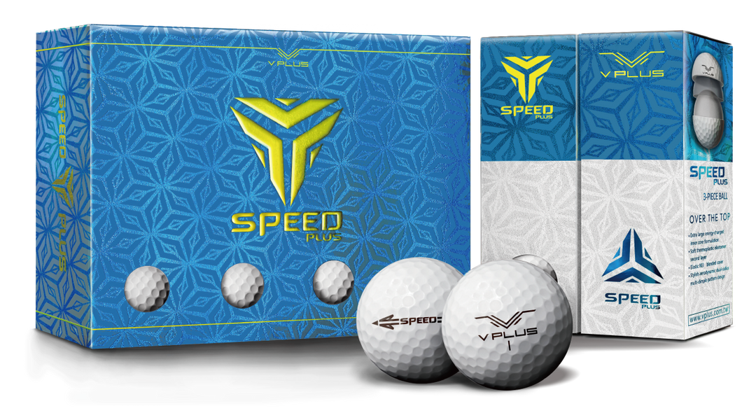 GOLF BALLS - V PLUS Speed Plus 3-piece spin/distance